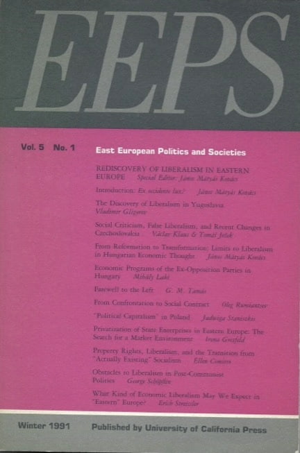 Rediscovery of Liberalism in Eastern Europe